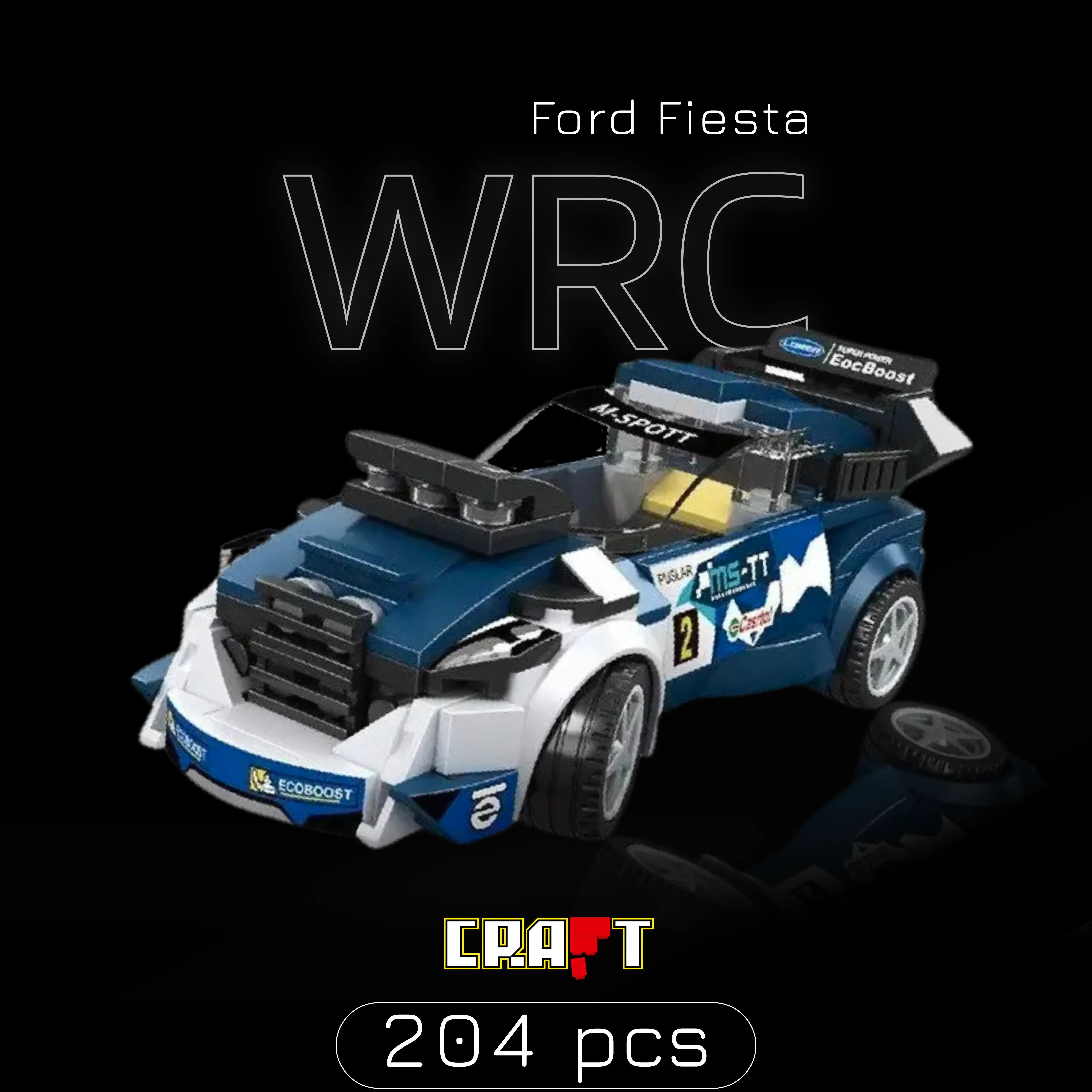 M-Sport Ford Fiesta WRC (204 p&ccedil;s) - Brics Craft