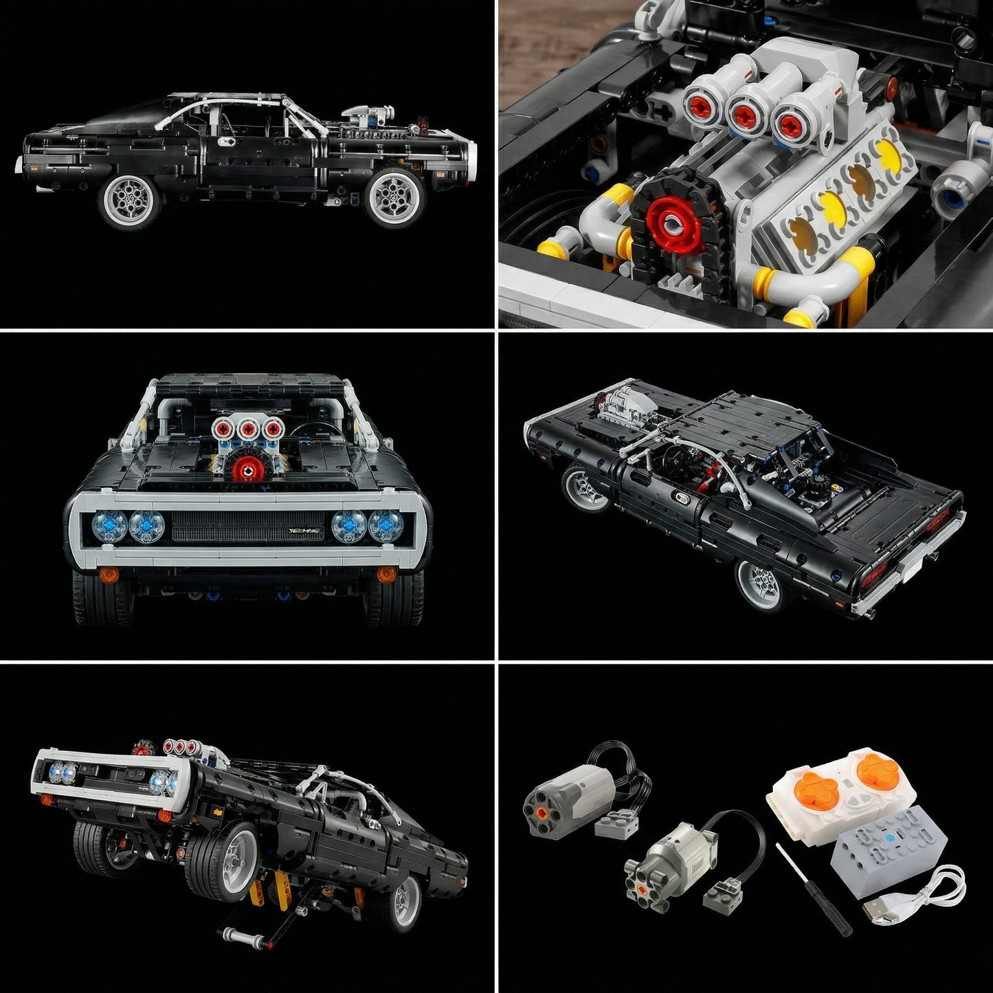 Dodge Charger 1970 - Velozes e Furiosos (1077 pe&ccedil;as)