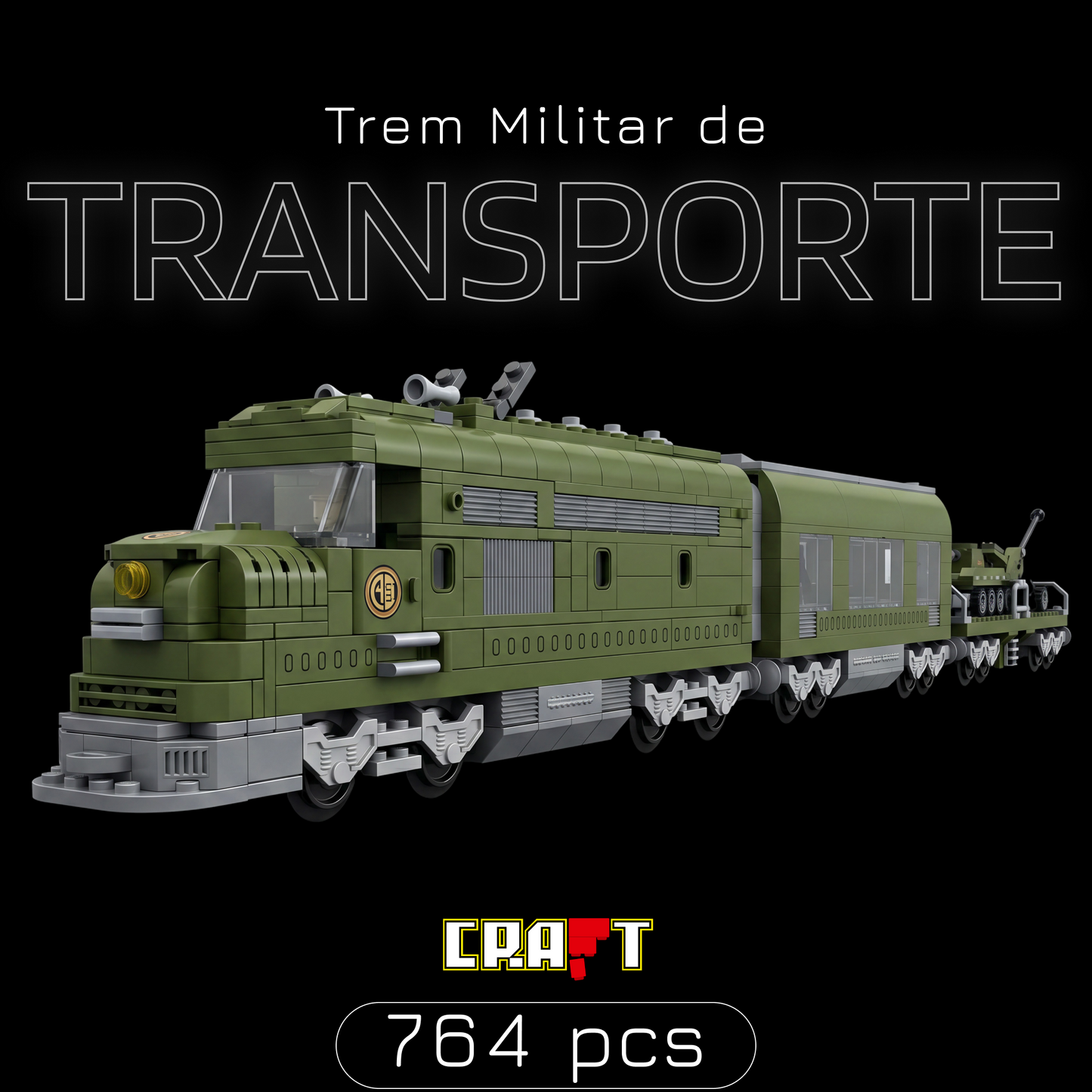 Trem Militar de Transporte (764 pe&ccedil;as)