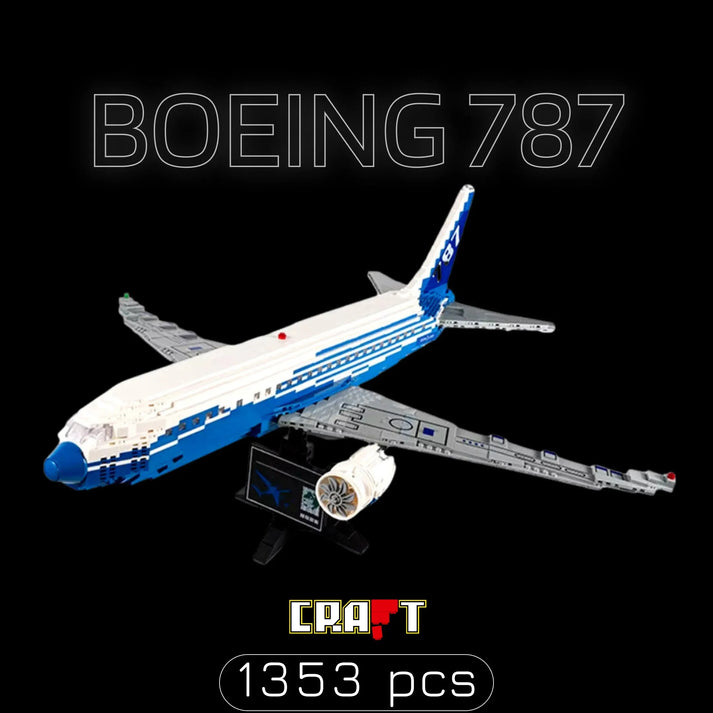 Boeing 787 (1353 pe&ccedil;as) - Brics Craft