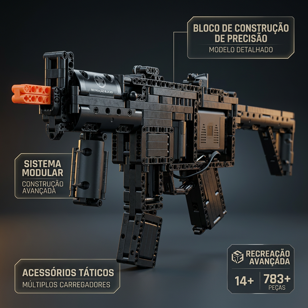 Submetralhadora HK MP5 (783 pe&ccedil;as)