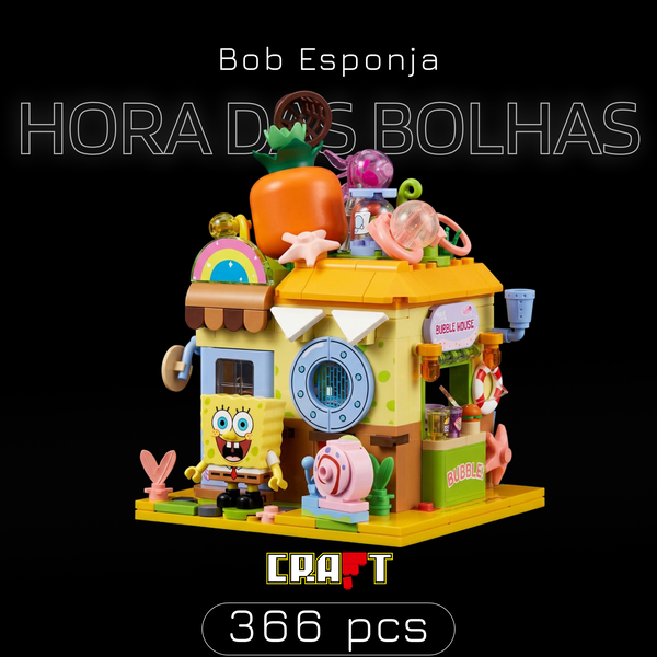 Bob Esponja - Hora das Bolhas (366 peças)