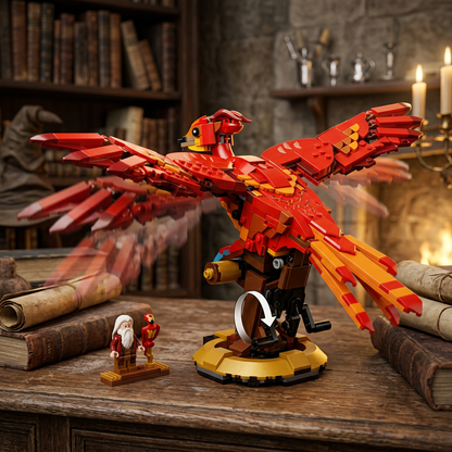 Harry Potter - Fawkes: A F&eacute;nix de Dumbledore (597 pe&ccedil;as)