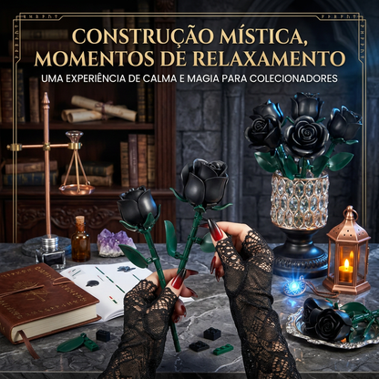 Buqu&ecirc; de Rosas Negras (784 pe&ccedil;as)