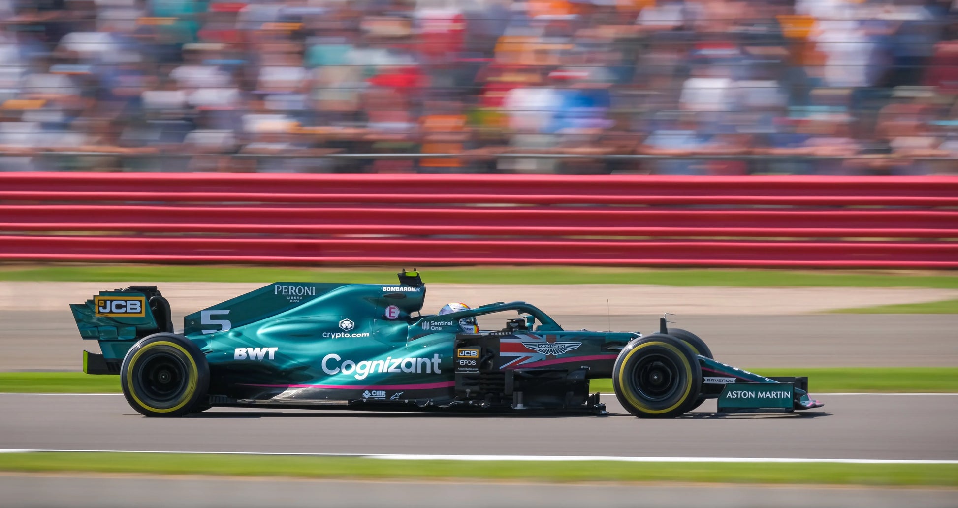 F&oacute;rmula 1 - Aston Martin AMR21 (1089 p&ccedil;s) - Brics Craft
