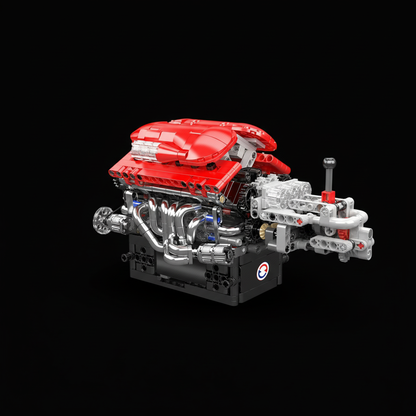 Motor Supercar com Transmiss&atilde;o V12 (863 pe&ccedil;as)