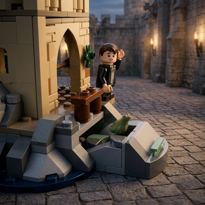 Harry Potter - Casa de Barco: Castelo de Hogwarts (350 pe&ccedil;as)