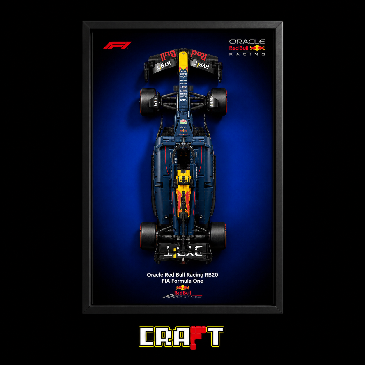 Quadro Fosco para a F&oacute;rmula-1 Red Bull RB20