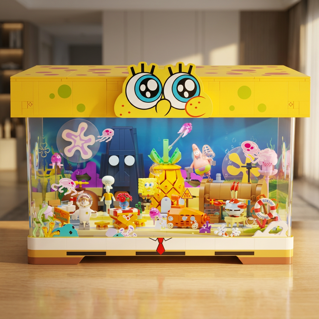 Bob Esponja - Praia da Fenda do Biquini (1140 pe&ccedil;as)