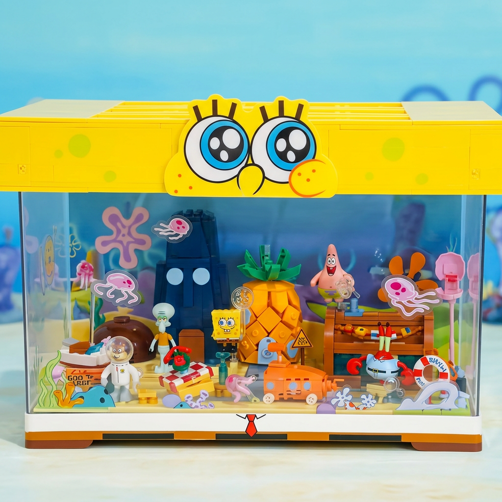 Bob Esponja - Praia da Fenda do Biquini (1140 pe&ccedil;as)
