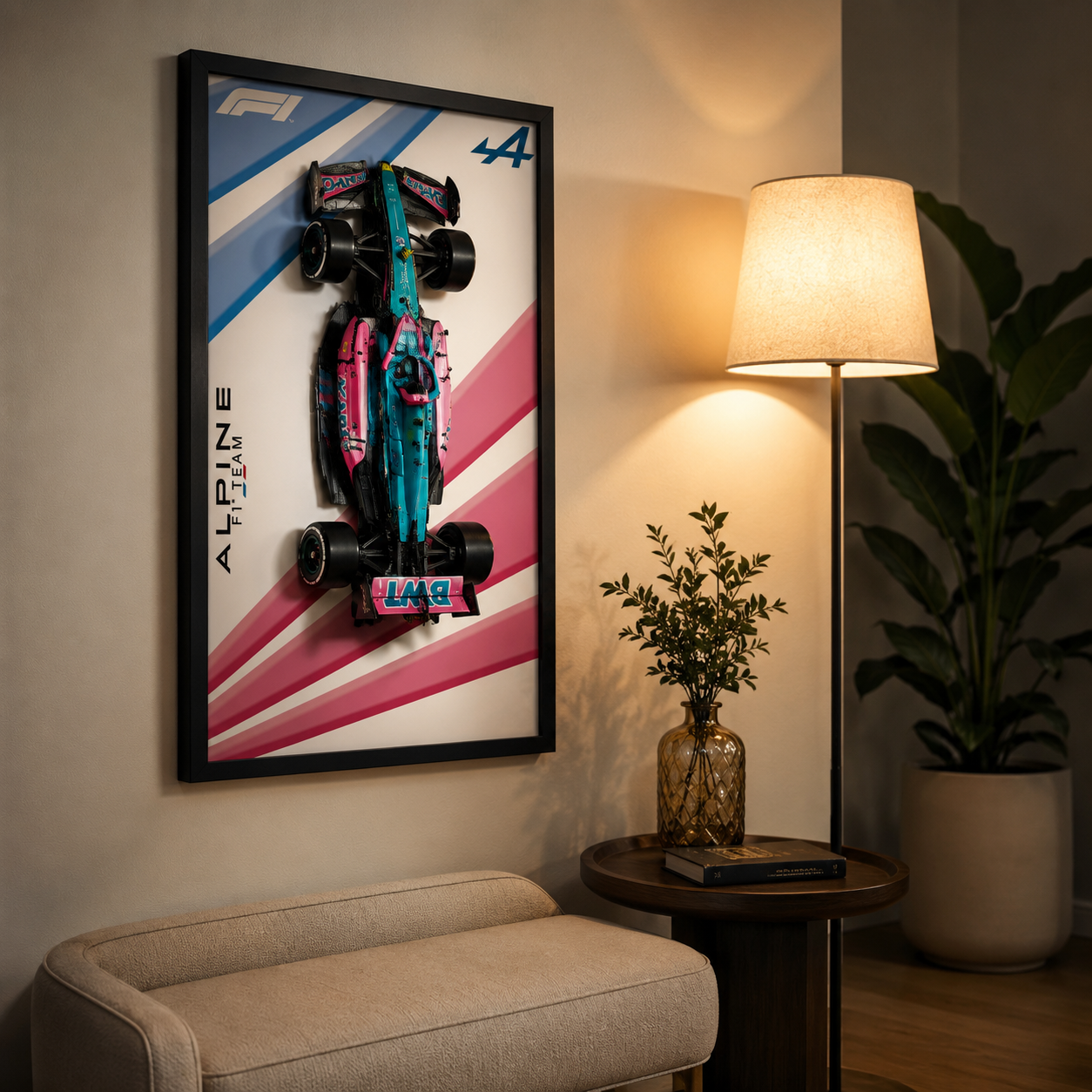 Quadro de Acr&iacute;lico para F&oacute;rmula 1 Alpine A524