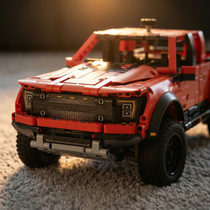Ford F-150 Raptor Vermelho (1379 pe&ccedil;as)
