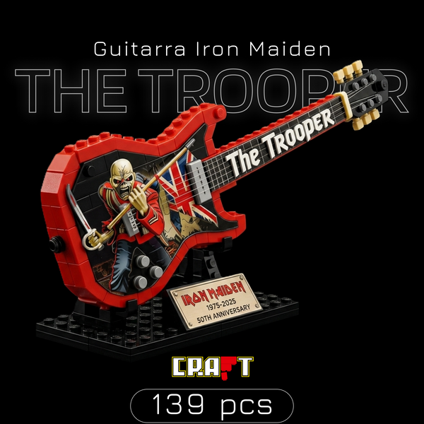 Guitarra Iron Maiden - The Trooper (139 pe&ccedil;as)