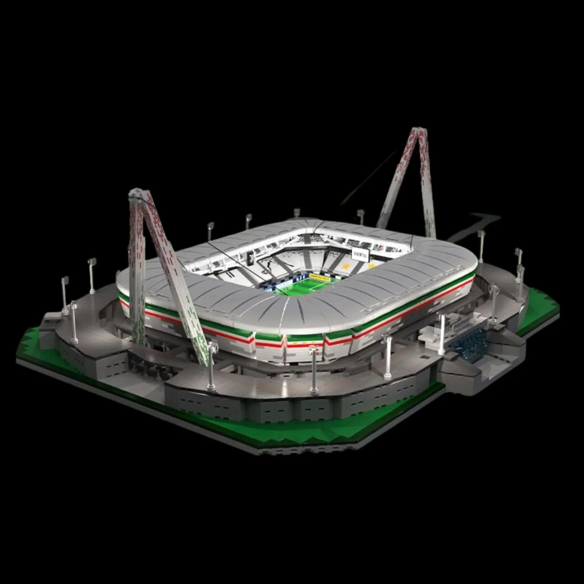 est&aacute;dio de futebol 3638 pcs - Brics Craft