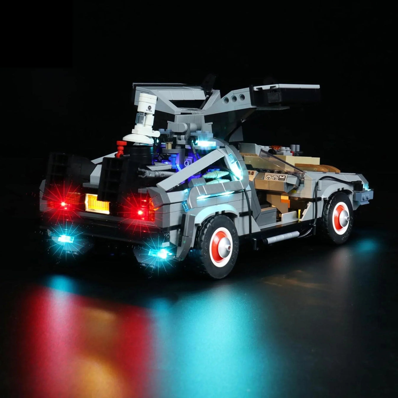 Kit de Iluminação para o De Volta Para o Futuro - DMC De Lorean (1872 peças)