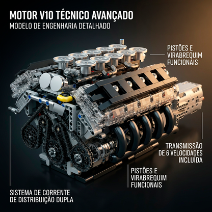 Motor V10 LFA (1834 pe&ccedil;as)