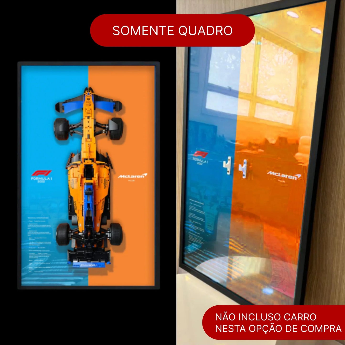 Quadro de Acr&iacute;lico para a F&oacute;rmula-1 McLaren Team 2022