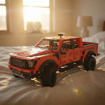 Ford F-150 Raptor Vermelho (1379 pe&ccedil;as)