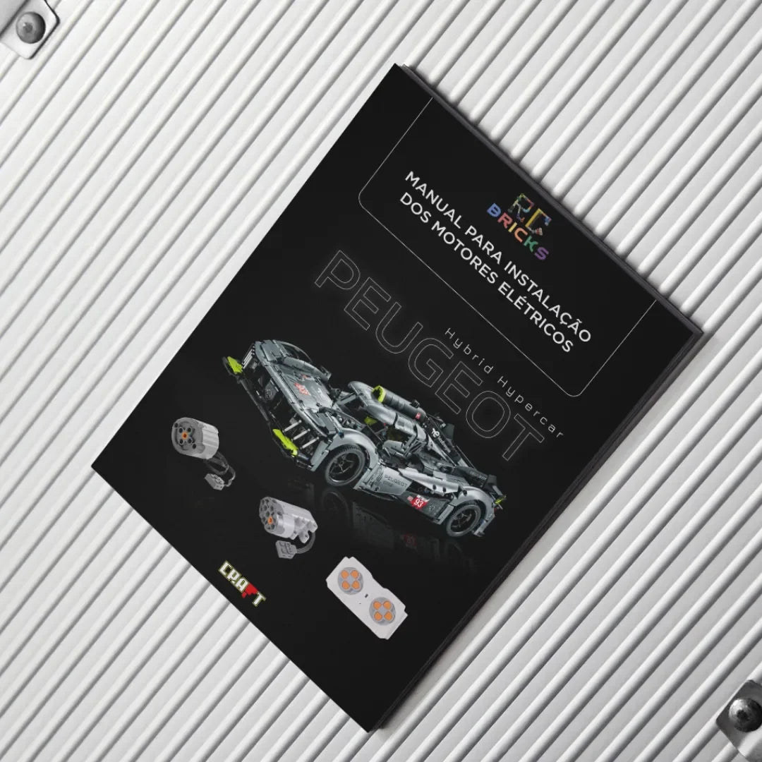 Manual para Turbinar o Hypercar Peugeot 9X8 F1 (1775 p&ccedil;s) - Brics Craft