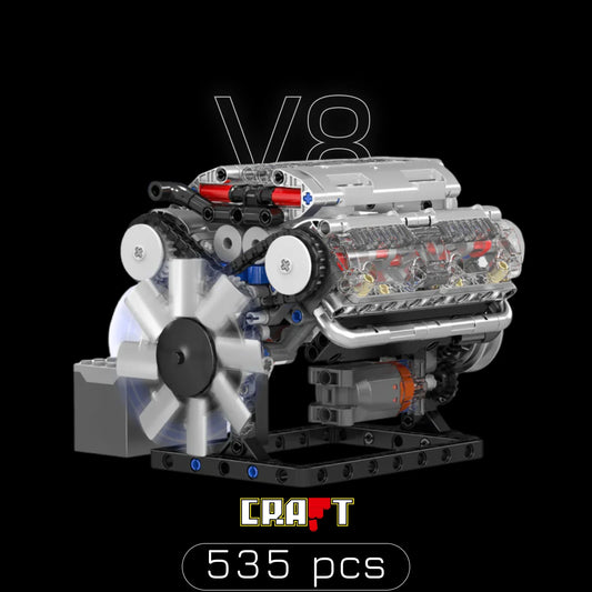 Motor V8 (535 pe&ccedil;as)