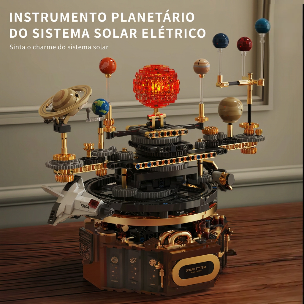 Planet&aacute;rio do Sistema Solar (1098 pe&ccedil;as)