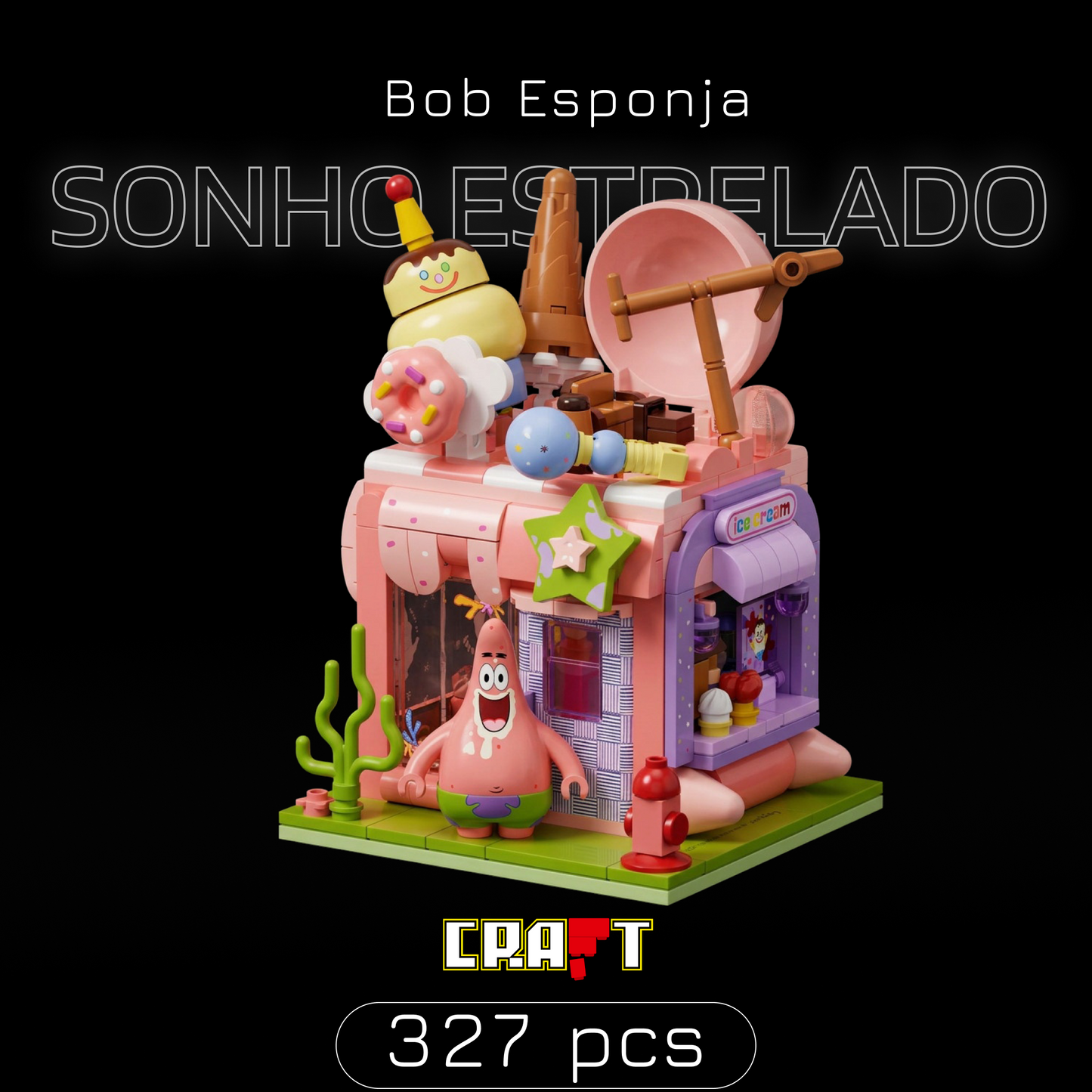 Bob Esponja - Sonho Estrelado do Patrick (327 pe&ccedil;as)