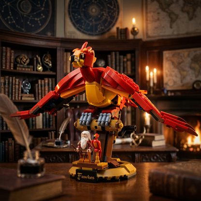 Harry Potter - Fawkes: A F&eacute;nix de Dumbledore (597 pe&ccedil;as)