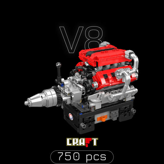 Motor V8 (750 pe&ccedil;as)