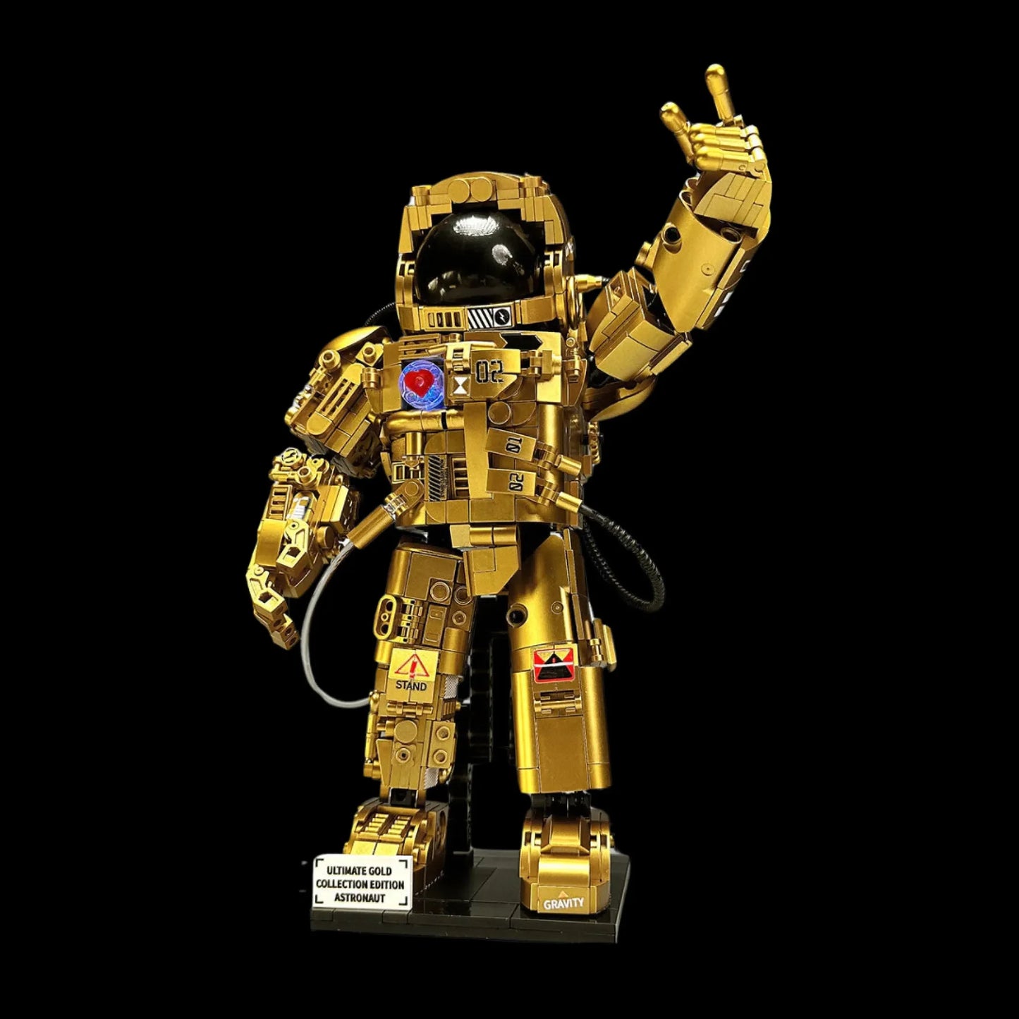 Astronauta Dourado (990 pe&ccedil;as) - Brics Craft