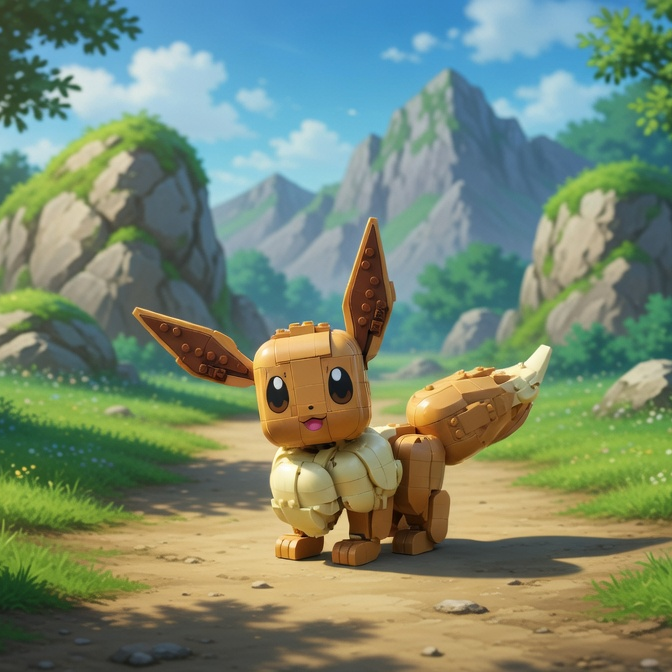 Pok&eacute;mon - Eevee (587 pe&ccedil;as)