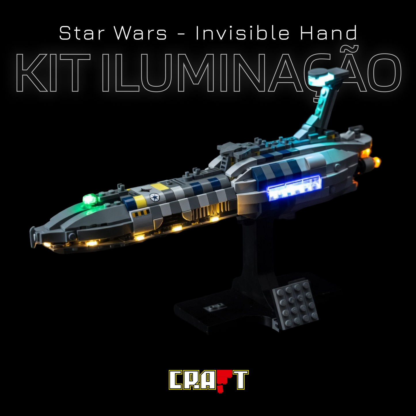 Kit de ilumina&ccedil;&atilde;o para Invisible Hand (557 pe&ccedil;as)