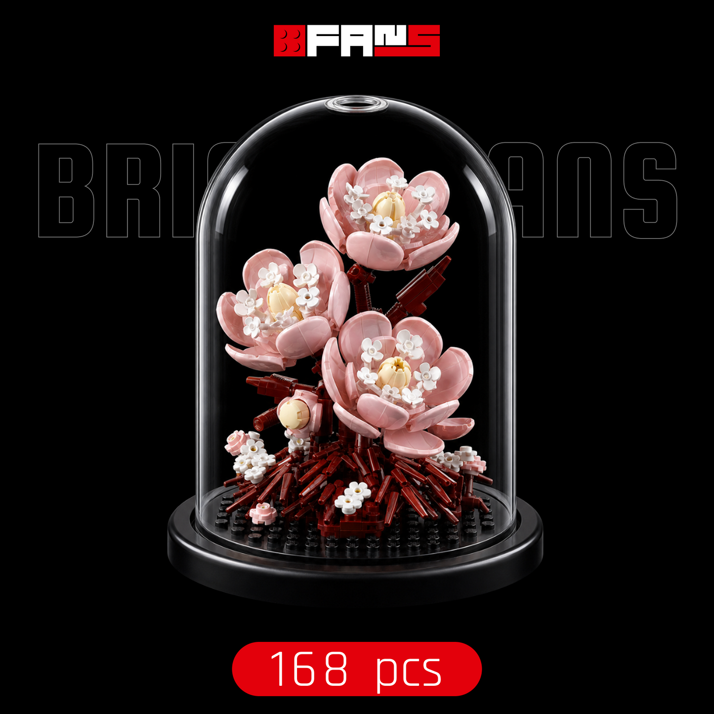 Redoma de Flores de Cerejeira (168 pe&ccedil;as) | Capa 1