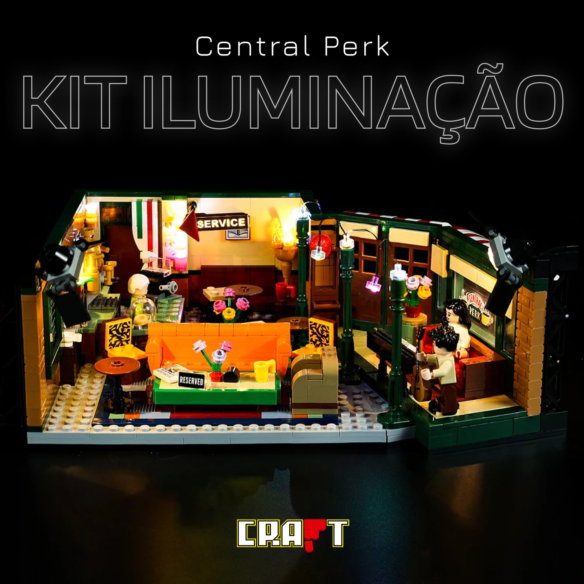 Kit de Iluminação para o Central Perk - Friends
