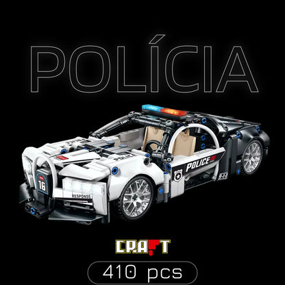 Bugatti Chiron de Pol&iacute;cia (410 pe&ccedil;as)