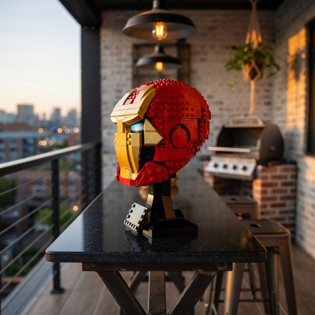 Capacete de Homem de Ferro (480 pe&ccedil;as)