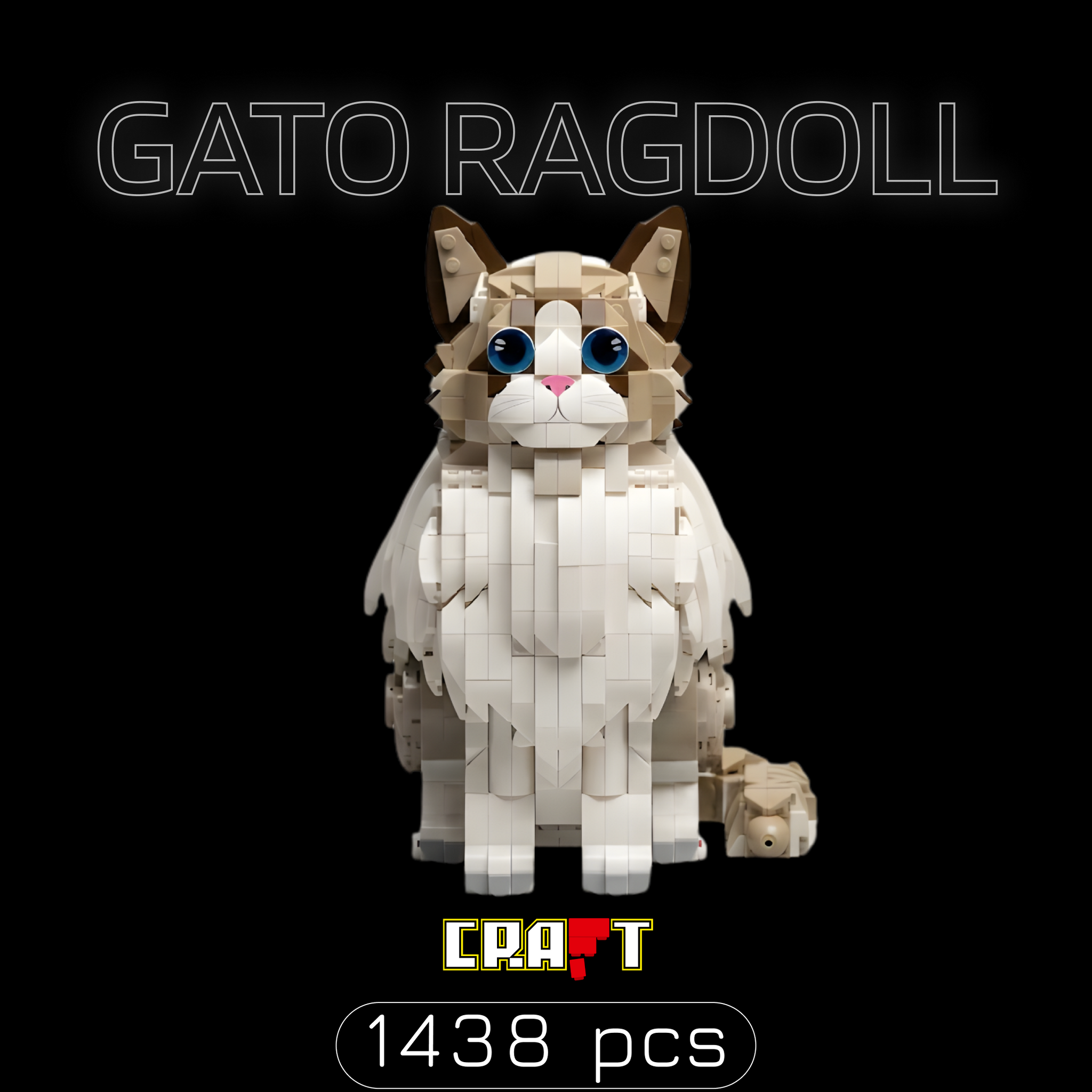 O Companheiro Perfeito: Gato Ragdoll (1438 pe&ccedil;as)