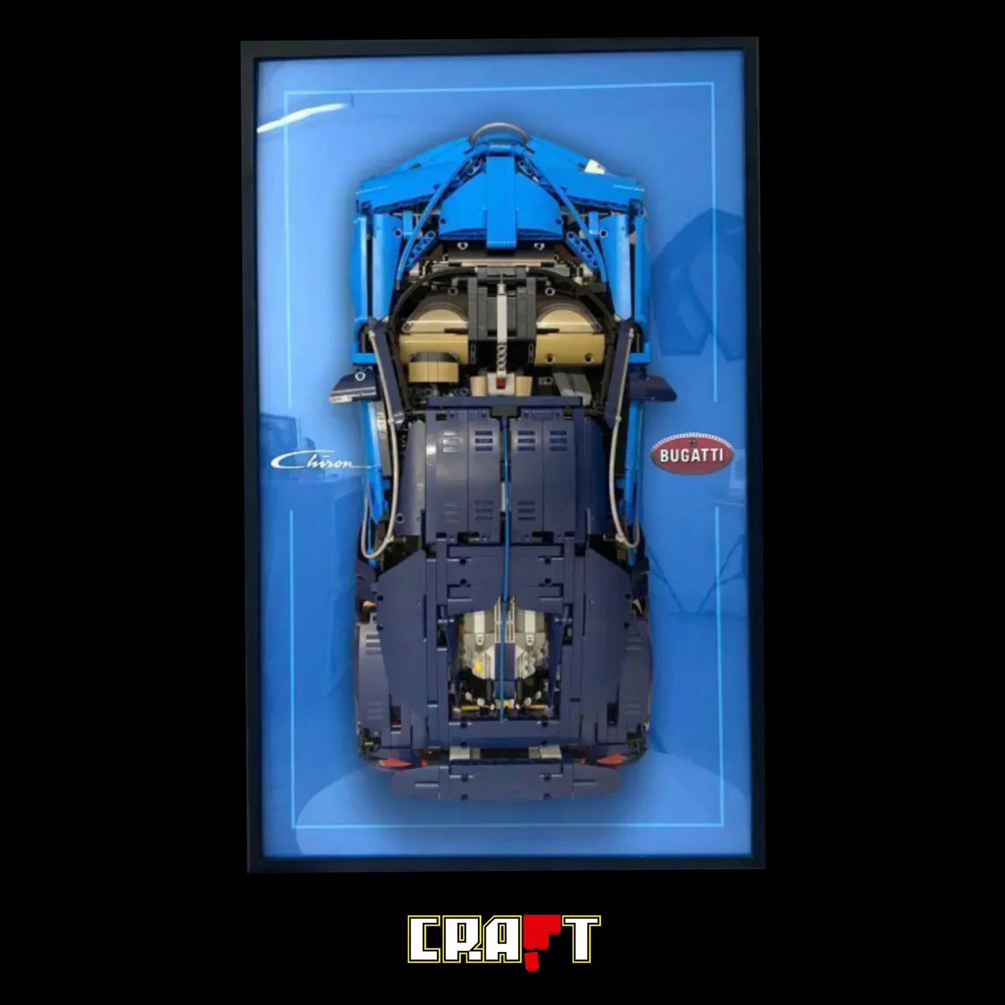 Quadro de Acr&iacute;lico para a Bugatti Chiron