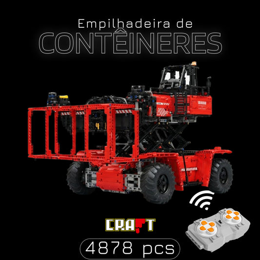 Empilhadeira de Cont&ecirc;ineres Vermelha (4878 pe&ccedil;as)