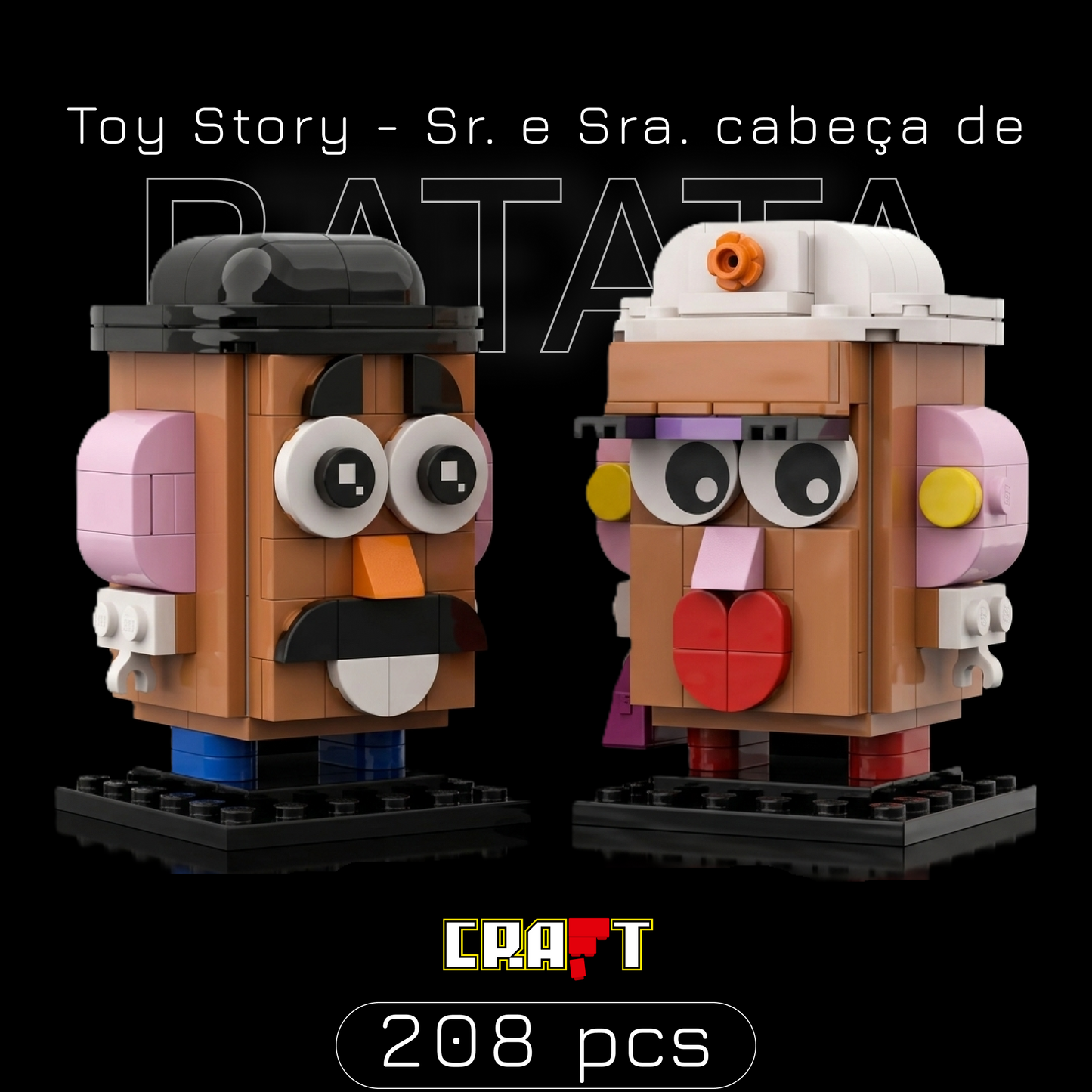 Toy Story - Sr. e Sra. Cabe&ccedil;a de Batata (218 pe&ccedil;as)