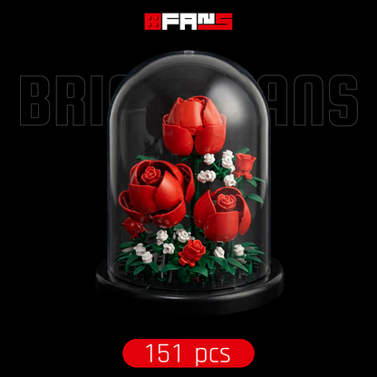 Redoma de Rosas (151 pe&ccedil;as) | Capa 1