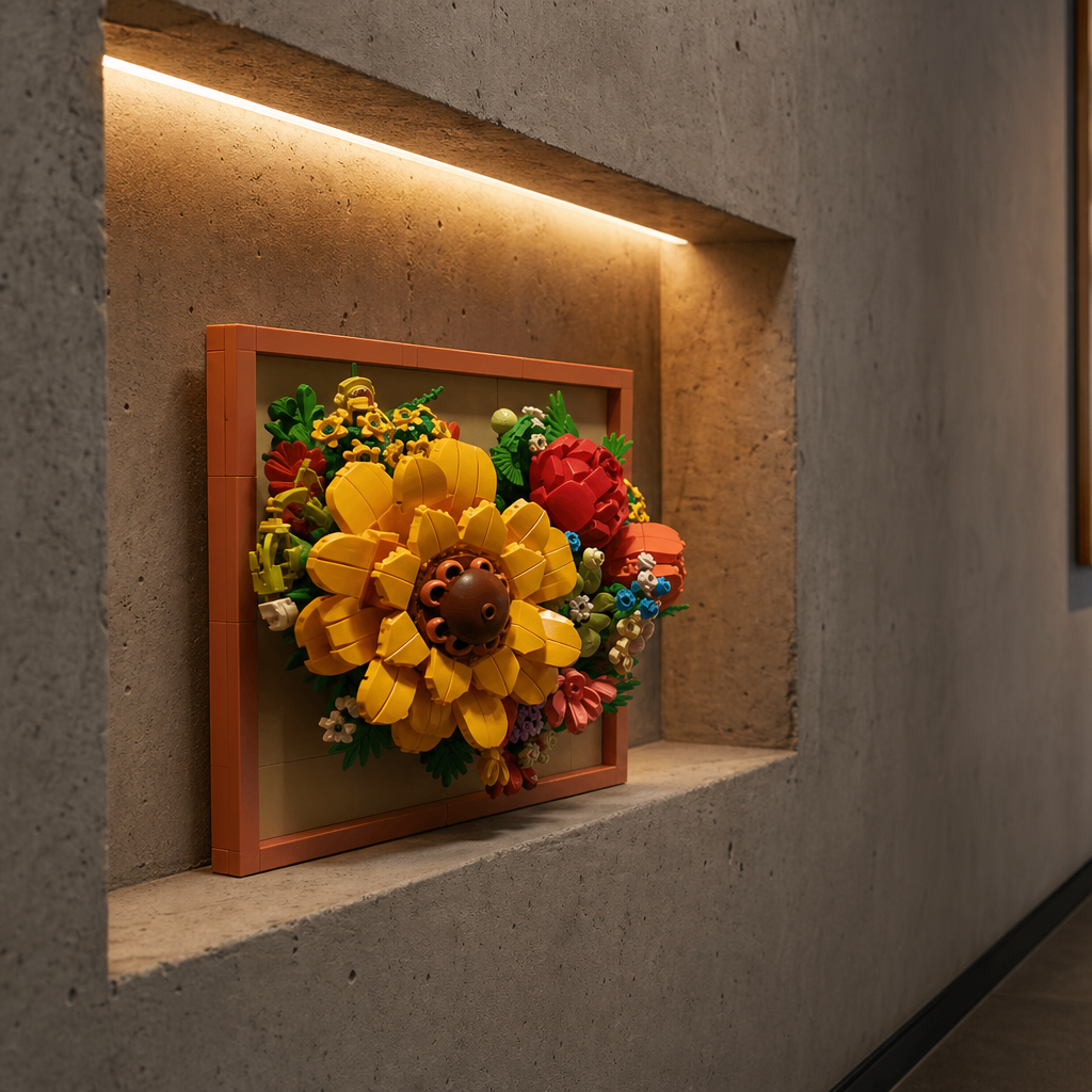 Moldura Floral 3D (781 pe&ccedil;as)