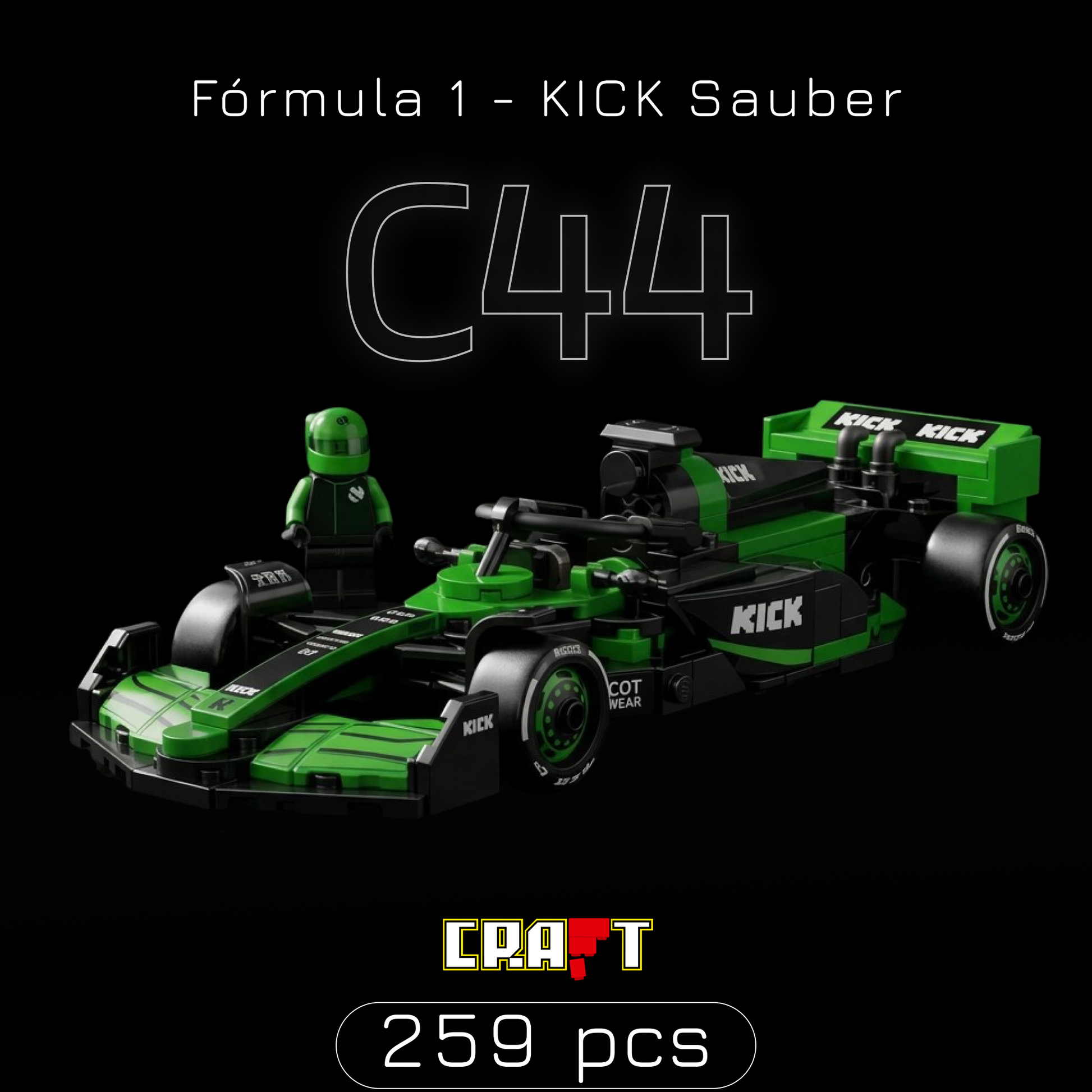 Speed Champion - KICK Sauber C44 (259 peças)
