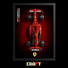 Quadro Fosco para a F&oacute;rmula-1 Ferrari SF24 Degrade