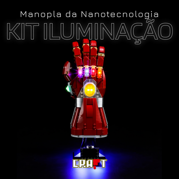 Kit de Ilumina&ccedil;&atilde;o para Manopla da Nanotecnologia (675 pe&ccedil;as)