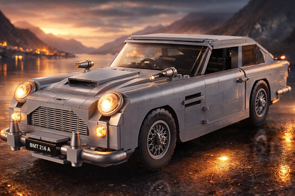 Aston Martin DB5 do James Bond 007 (1295 pe&ccedil;as)