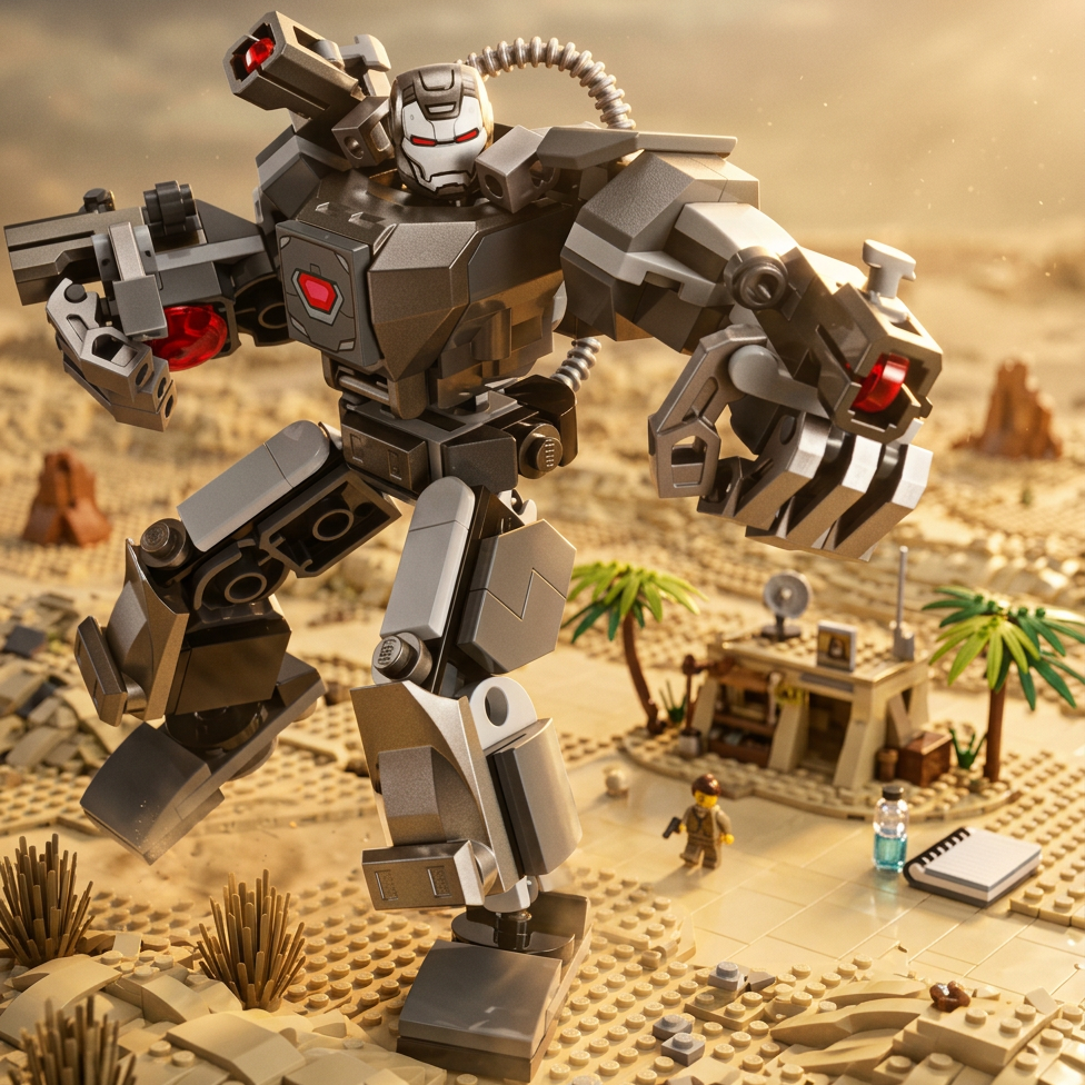 Rob&ocirc; do M&aacute;quina de Combate (154 pe&ccedil;as)