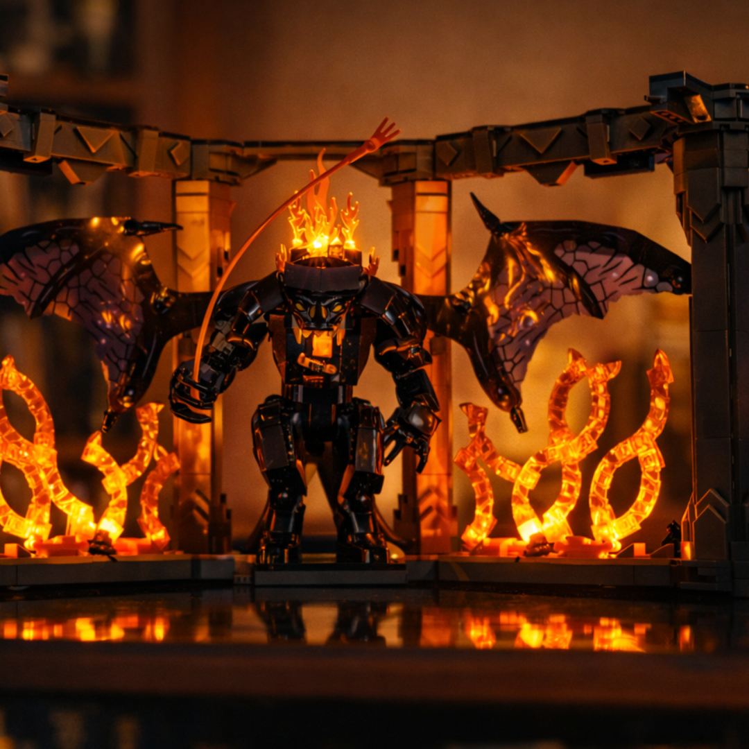 O Senhor dos An&eacute;is Book Nook: Balrog (1201 pe&ccedil;as)