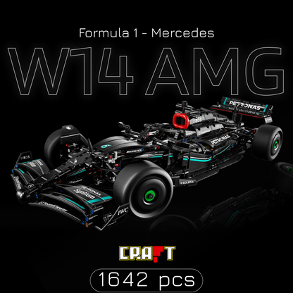 F&oacute;rmula 1 - Mercedes AMG W14 (1642 pe&ccedil;as)