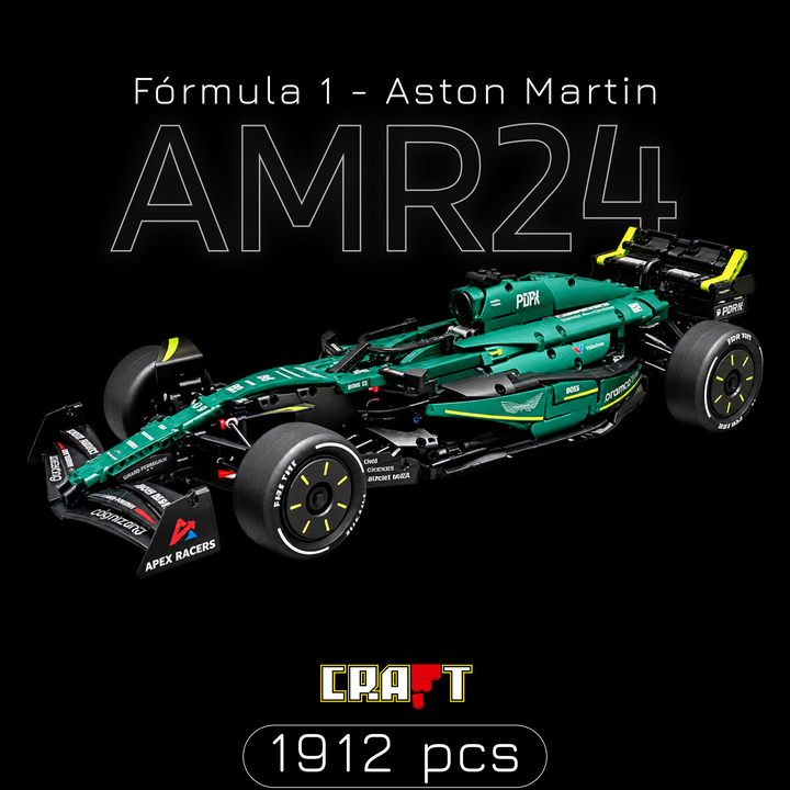 F&oacute;rmula 1 - Aston Martin AMR24 (1912 pe&ccedil;as)