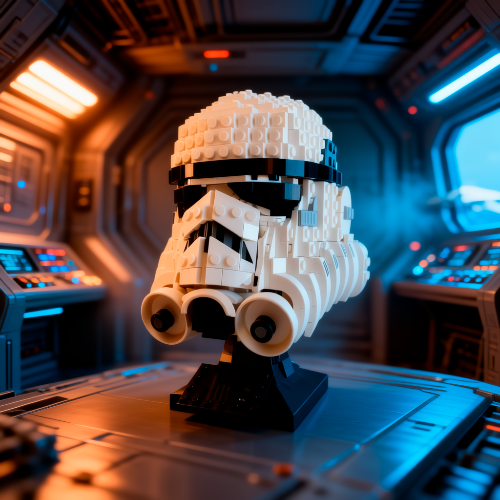 Star Wars - Capacete Stormtrooper (647 pe&ccedil;as)